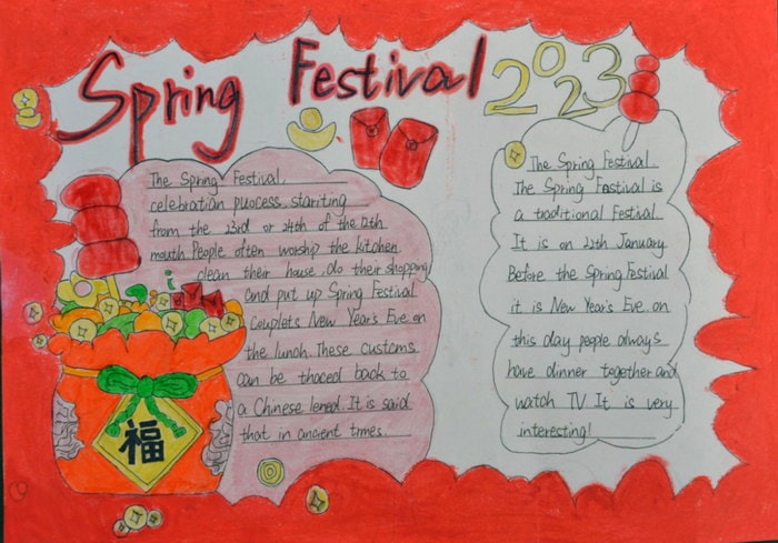 中国传统文化英语手抄报图片