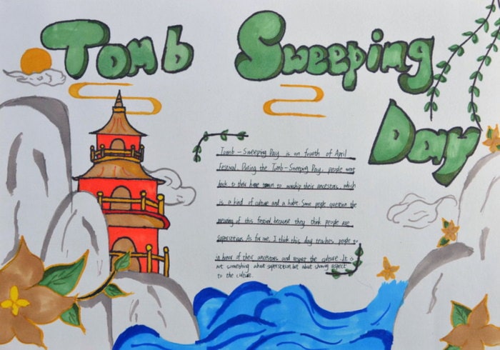 中国传统文化英语手抄报图片