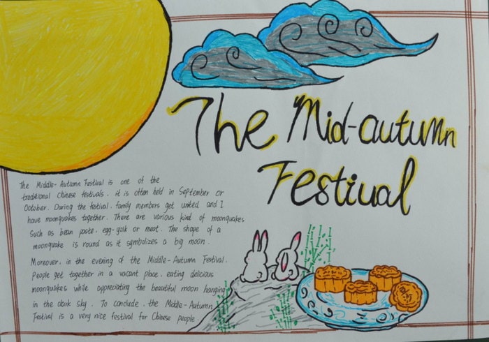 中国传统文化英语手抄报图片