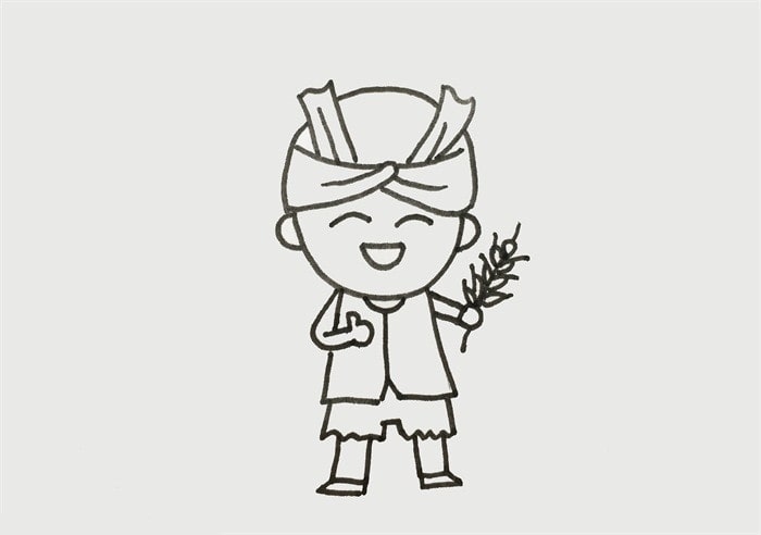 农夫简笔画图片教程