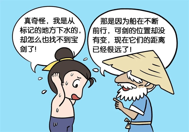 成语故事刻舟求剑简笔画图片教程