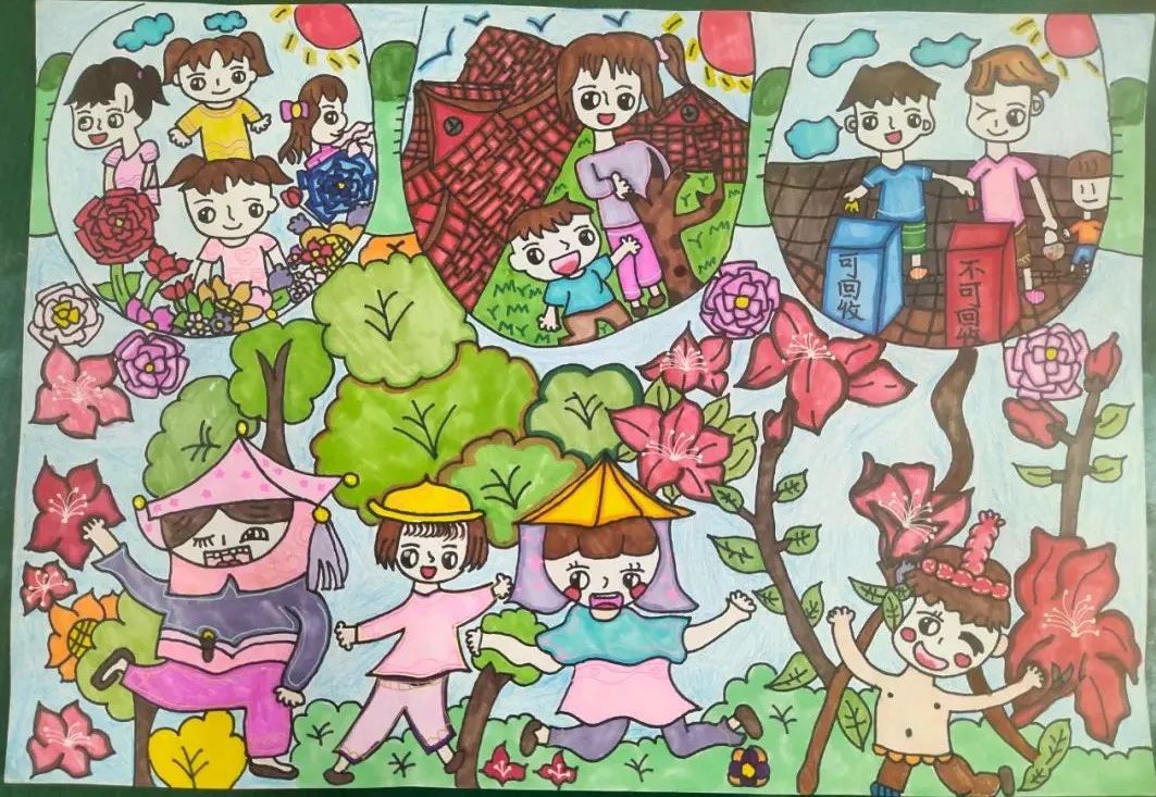 “强国有我 少年逐梦”主题绘画作品