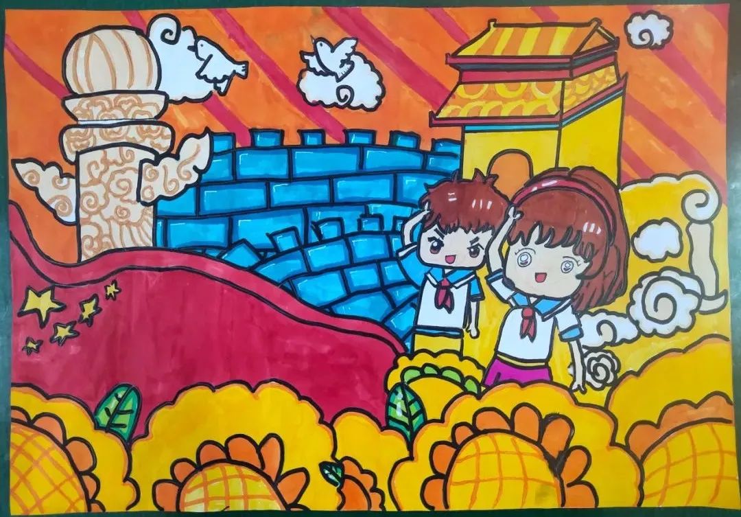 “强国有我 少年逐梦”主题绘画作品