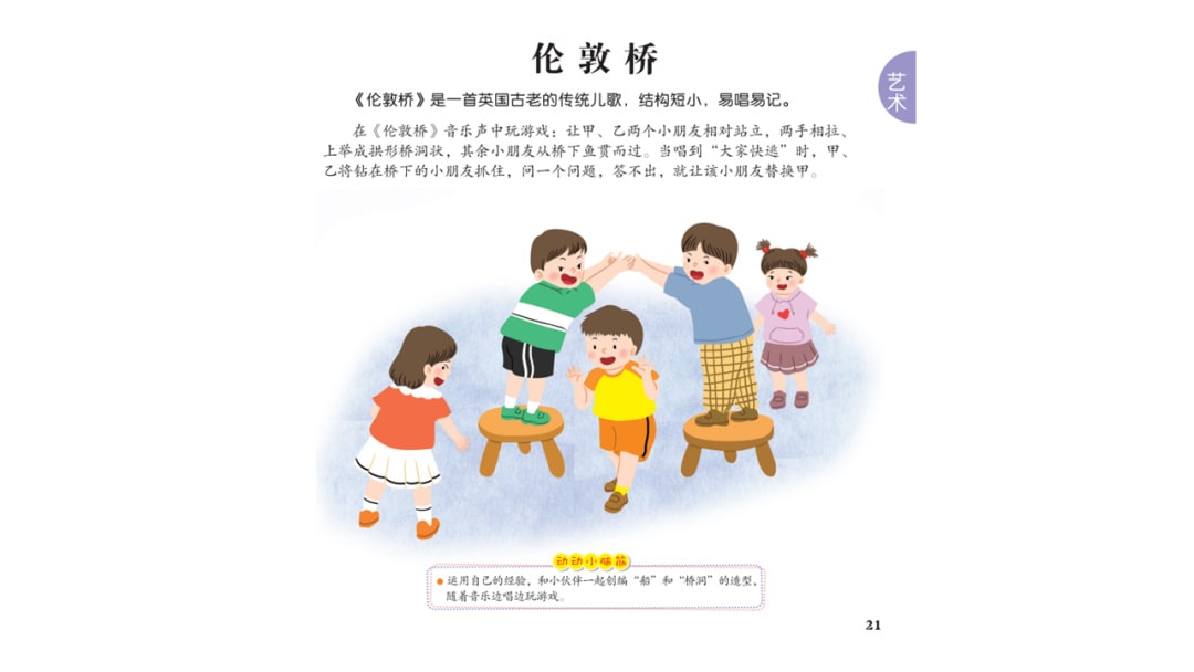 幼儿园大班音乐教案：伦敦桥