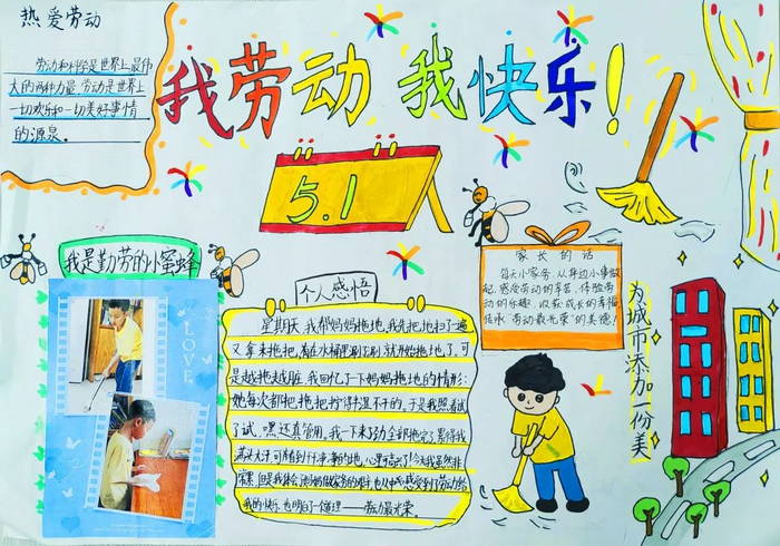 51劳动节手抄报 初中生劳动节手抄报（精选10张）