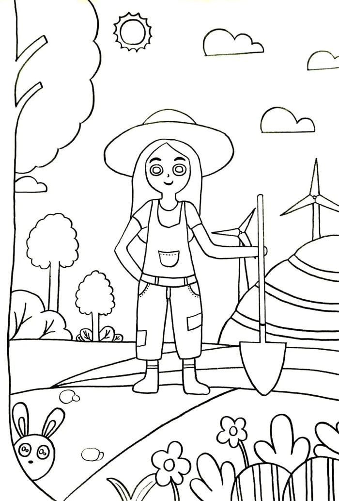 五一劳动节主题热爱劳动绘画步骤