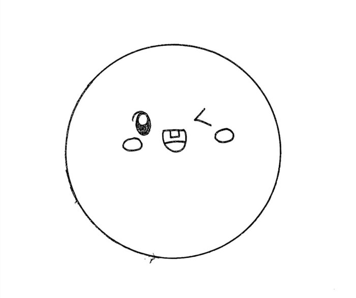 可爱的地球简笔画图片教程