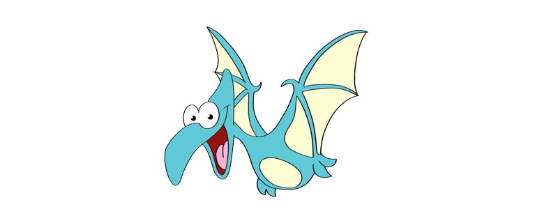 翼龙简笔画图片教程