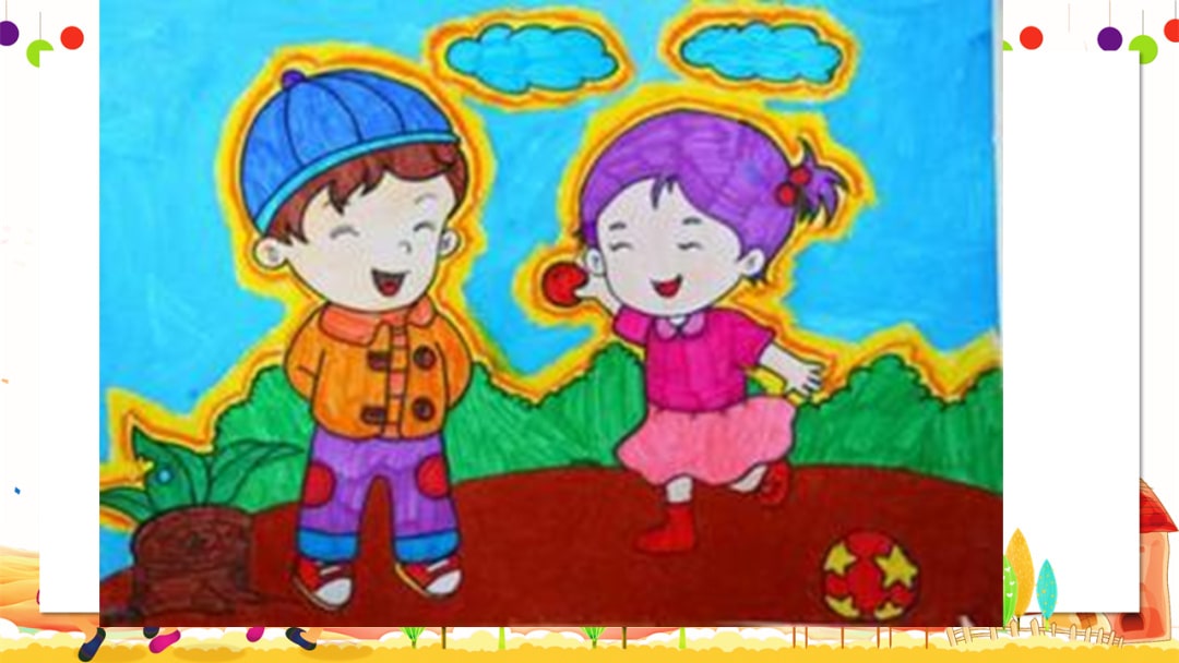 幼儿园大班美术教案：我的好朋友