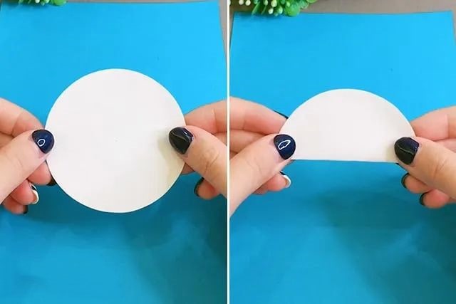 幼儿园简单手工制作动物：拼贴画白鹳