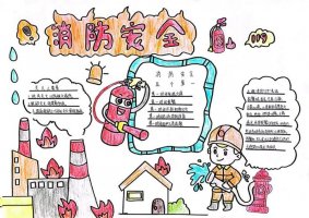 关注消防安全共创平安和谐手抄报图片（精选8张