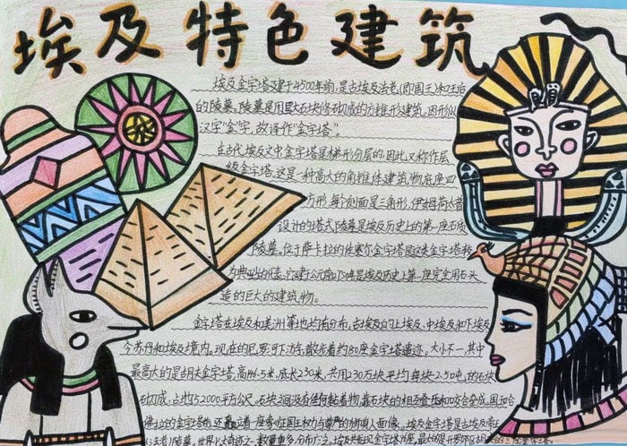 苏伊士运河史手抄报图片