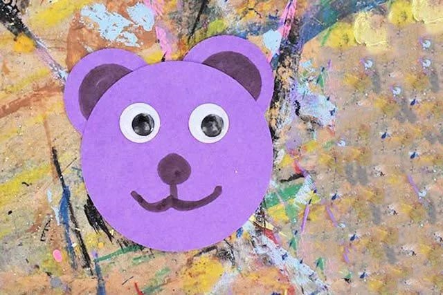 幼儿大熊猫手工：手掌印粘贴制作大熊猫