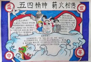 五四青年节手抄报图片简单及内容（精选11张）