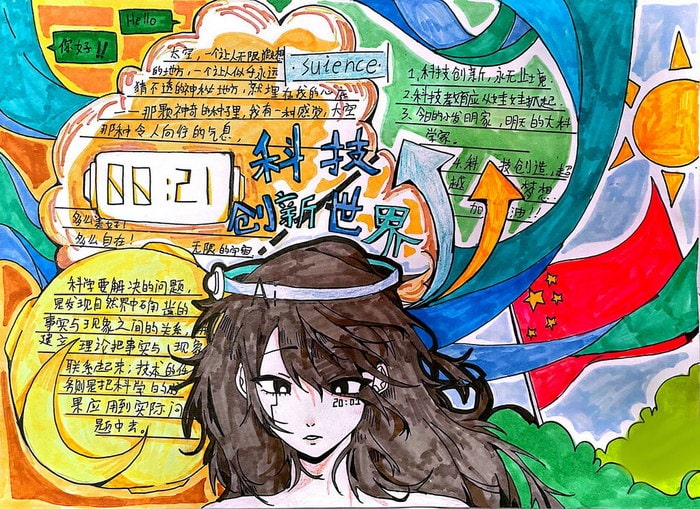 科技改变生活手抄报简单又漂亮