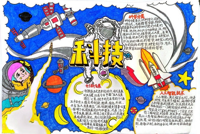 科技改变生活手抄报简单又漂亮