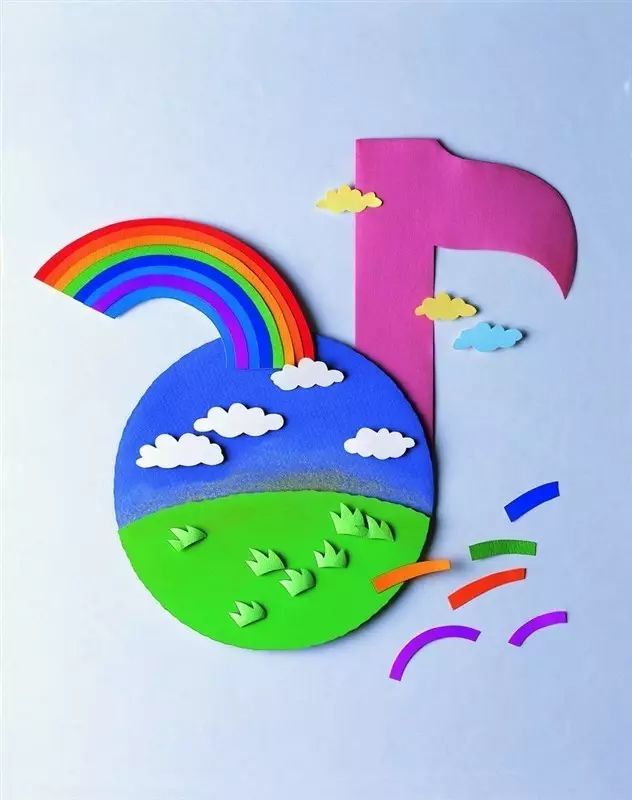 幼儿园墙面布置创意粘贴手工