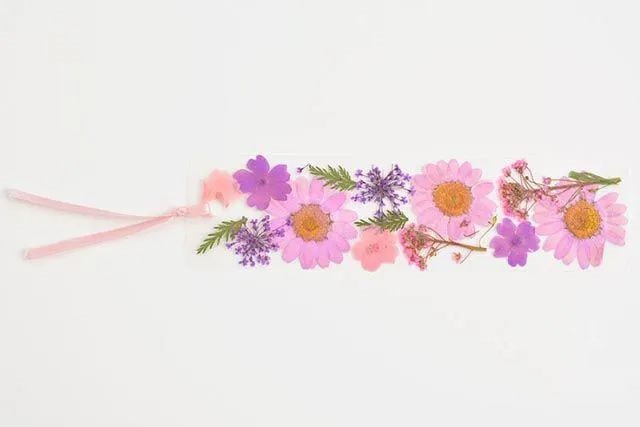 怎么用干花瓣制作书签方法