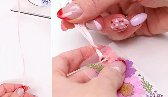 怎么用干花瓣制作书签方法