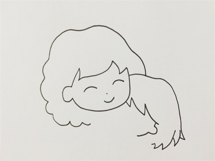 母亲节妈妈和女儿图片简笔画