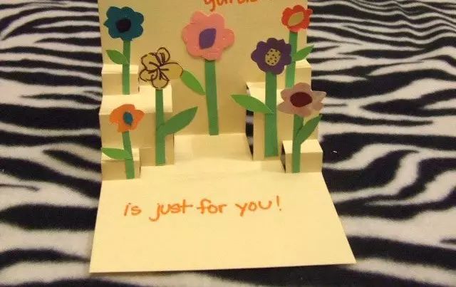 母亲节立体贺卡手工制作