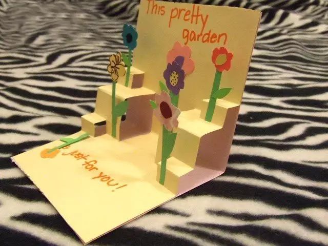 母亲节立体贺卡手工制作