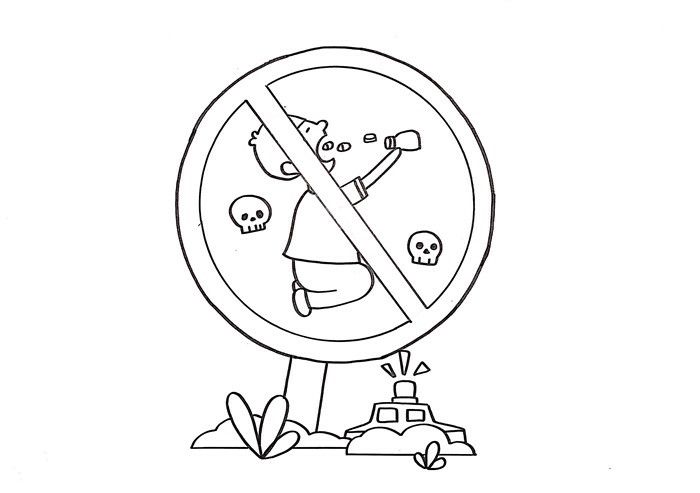 禁毒儿童绘画图画好画又好看