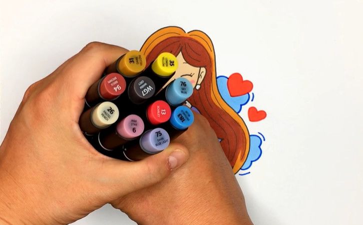 儿童母亲节简笔画图片教程简单又漂亮