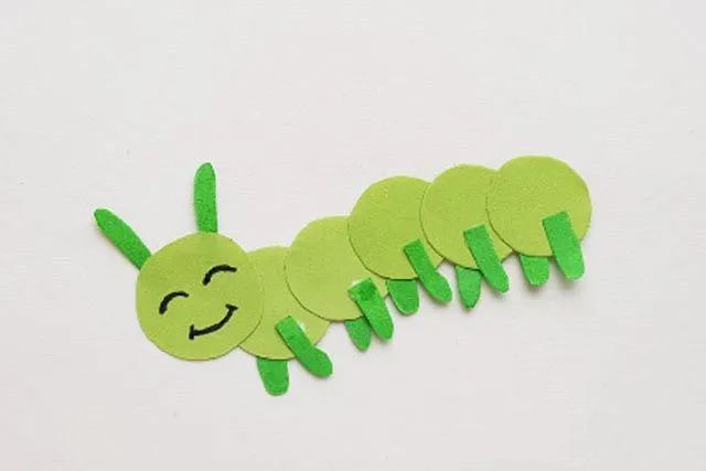 毛毛虫变蝴蝶的过程手工制作简单(步骤图解)