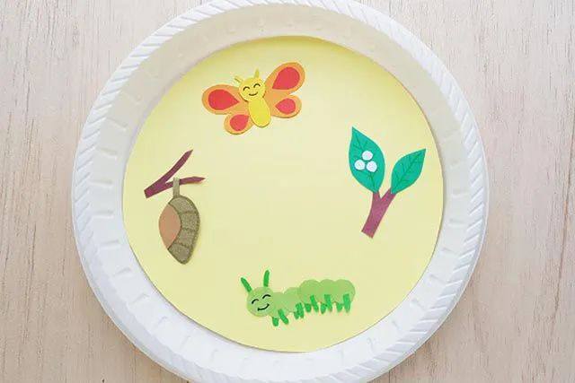 毛毛虫变蝴蝶的过程手工制作简单(步骤图解)