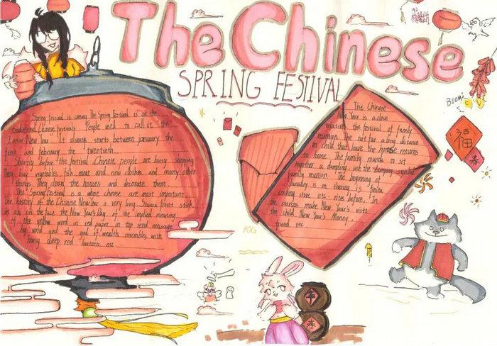 介绍中国文化的英文手抄报图片