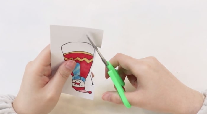 雪人书签的制作方法