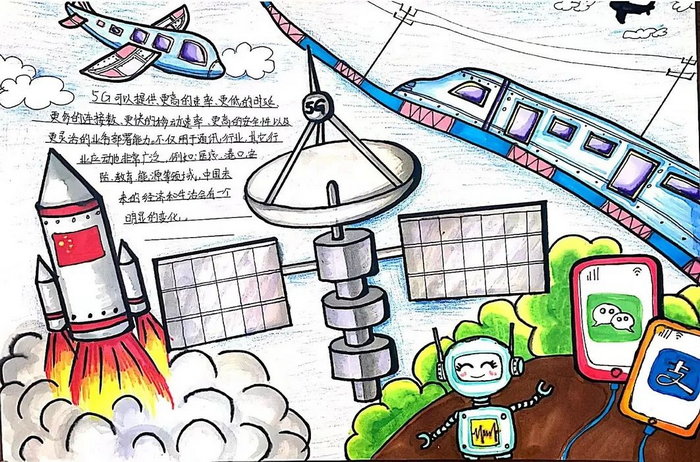 科技手抄报图片简单又漂亮