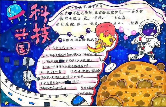 科技手抄报图片简单又漂亮