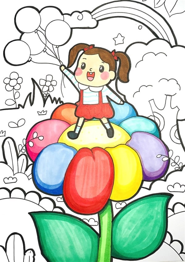 六一儿童节绘画作品教程