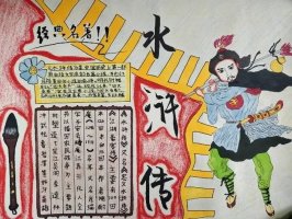 水浒传手抄报图片精美（精选10张）