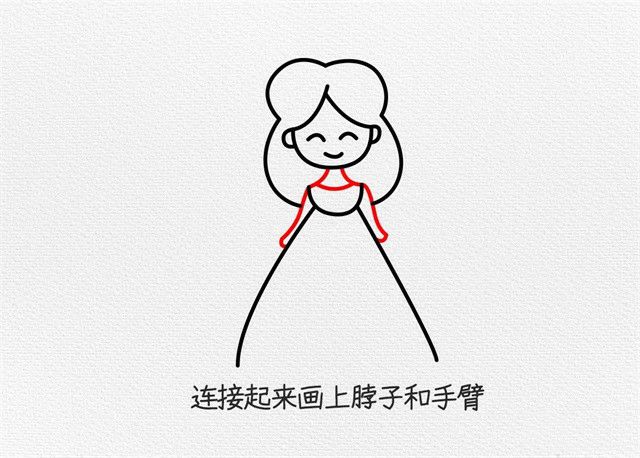 小公主简笔画图片教程简单