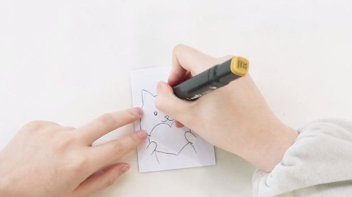 小狗书签的制作方法