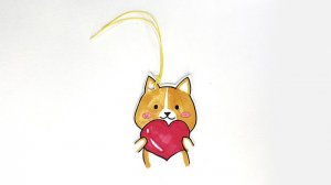 小狗书签的制作方法