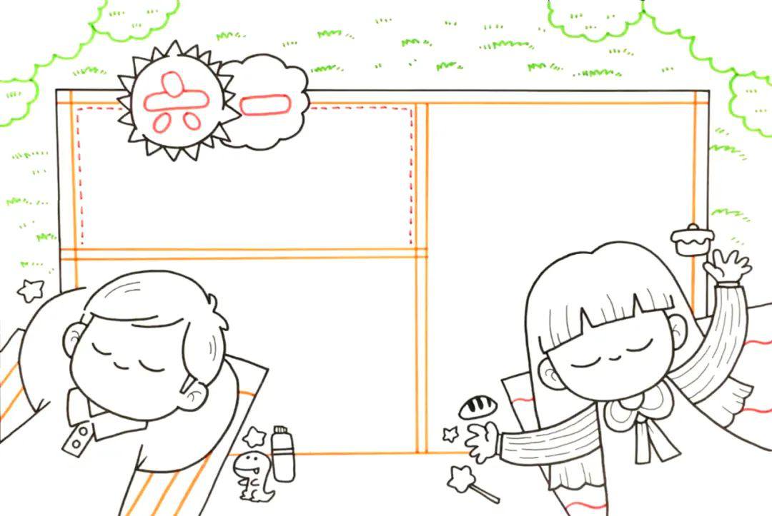 六一儿童节手抄报图片教程及内容