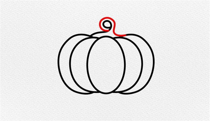 南瓜简笔画图片教程简单又好看