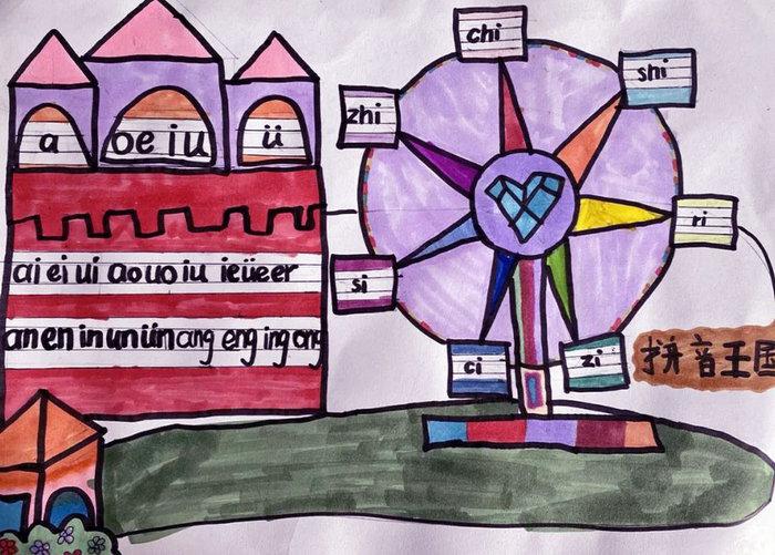 一年级拼音手抄报图片简单