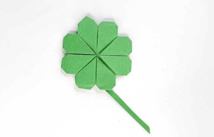 四叶草书签的制作方法