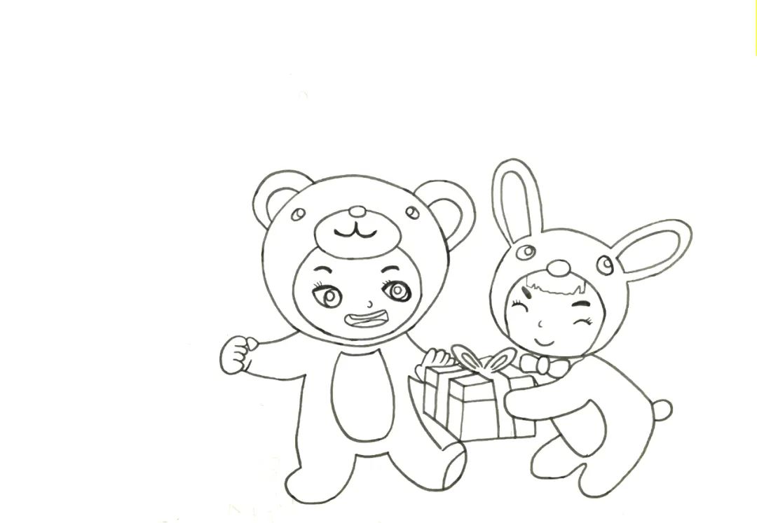 关于六一儿童节的画简单又好画《甜蜜六一》