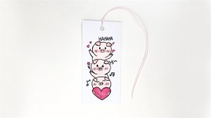 三只小猪书签的制作方法