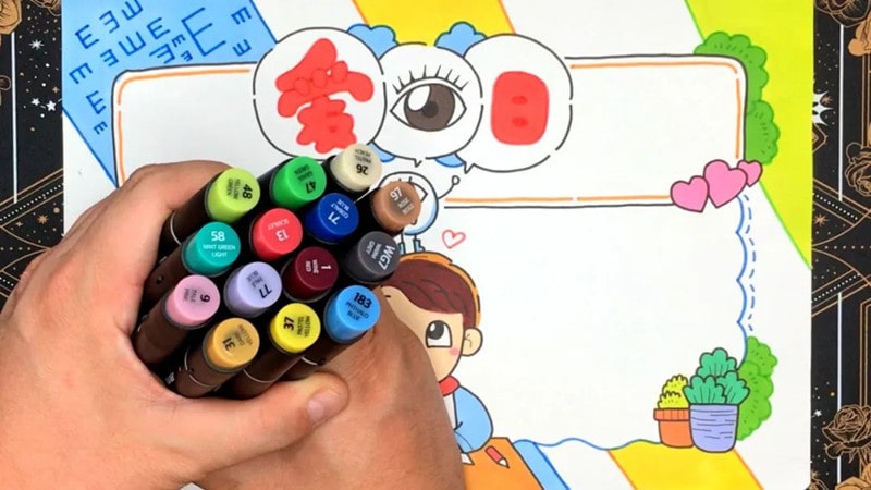 爱眼日手抄报图片及内容简单漂亮