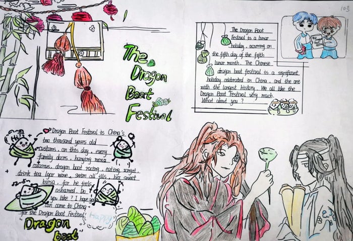 中国传统节日英文手抄报简单又漂亮