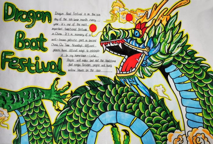 中国传统节日英文手抄报简单又漂亮