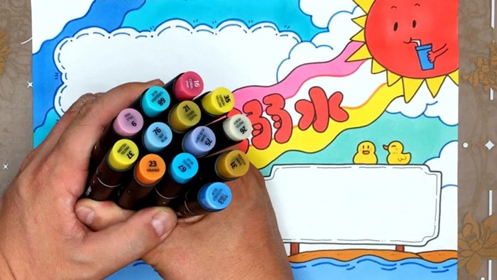 防溺水手抄报图片教程及内容