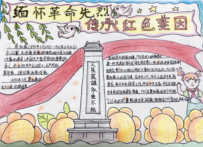 红色经典手抄报图片大全